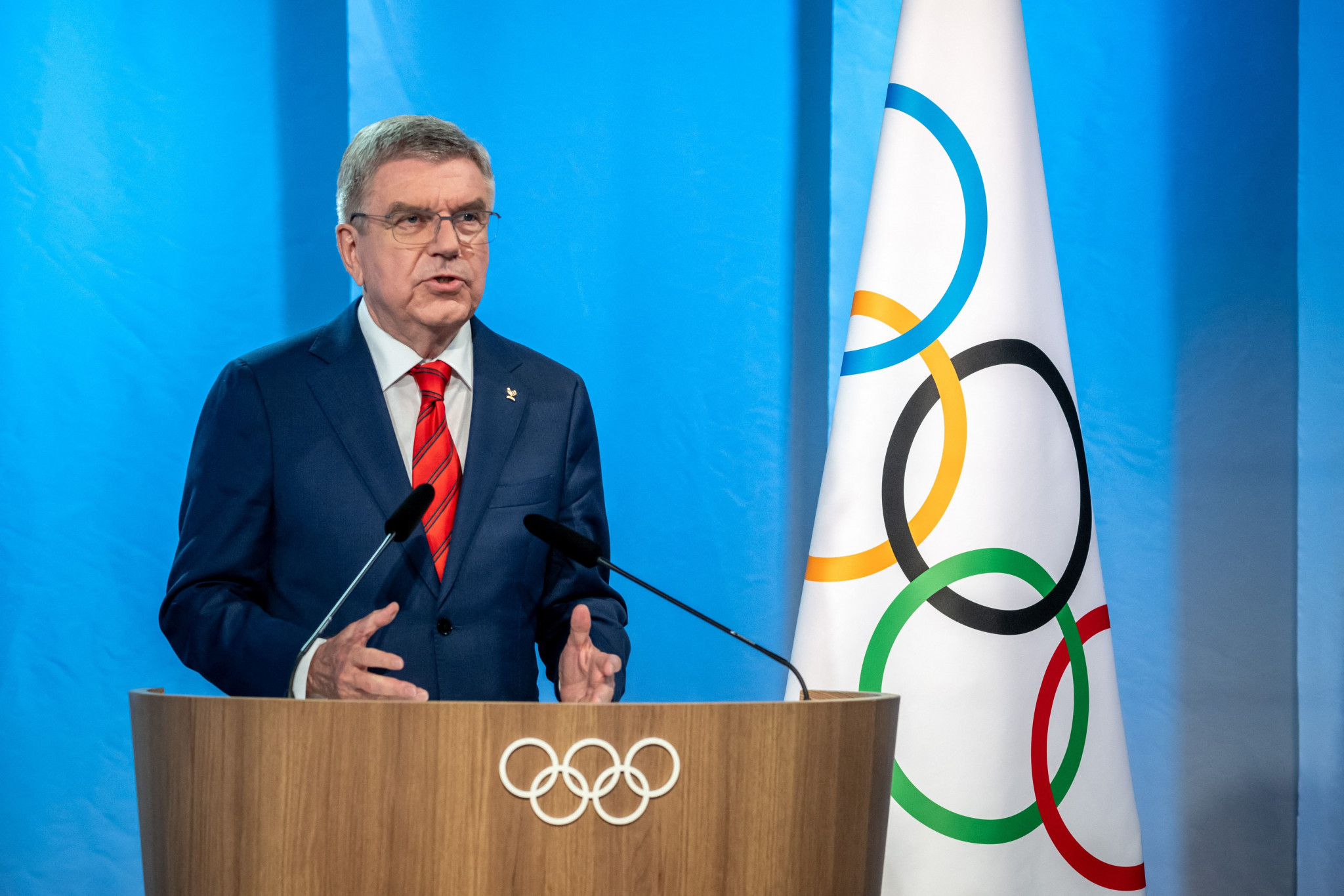 IOC President Thomas Bach has criticised Russia for 