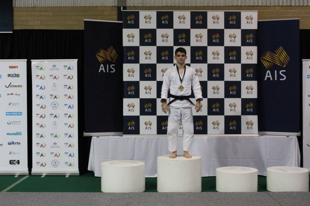 Australia's Joshua Katz won the men's under 60kg title on the opening day of the Oceania Judo Championships in Canberra ©Facebook