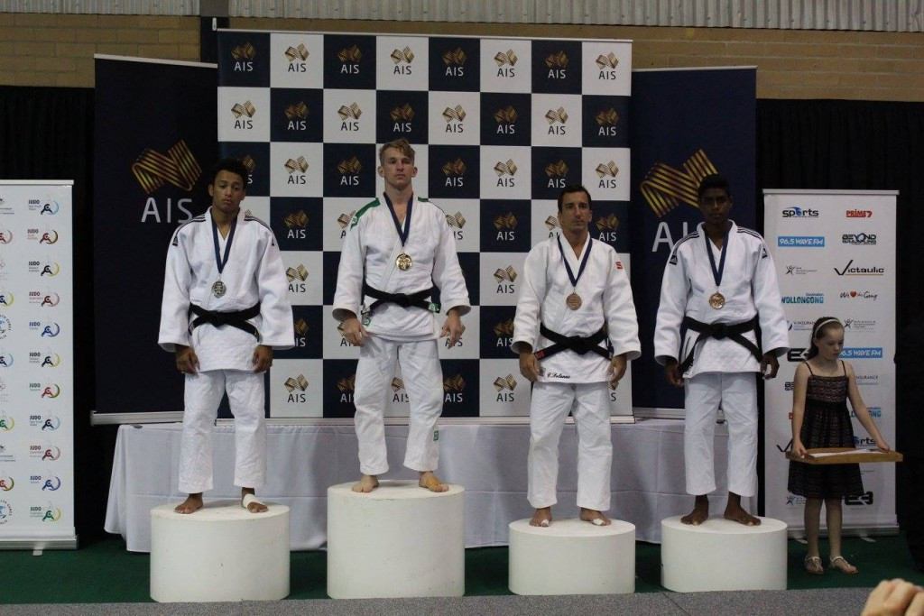 Nathan Katz overcame New Caledonia’s David Mai in the men’s under 66kg final
