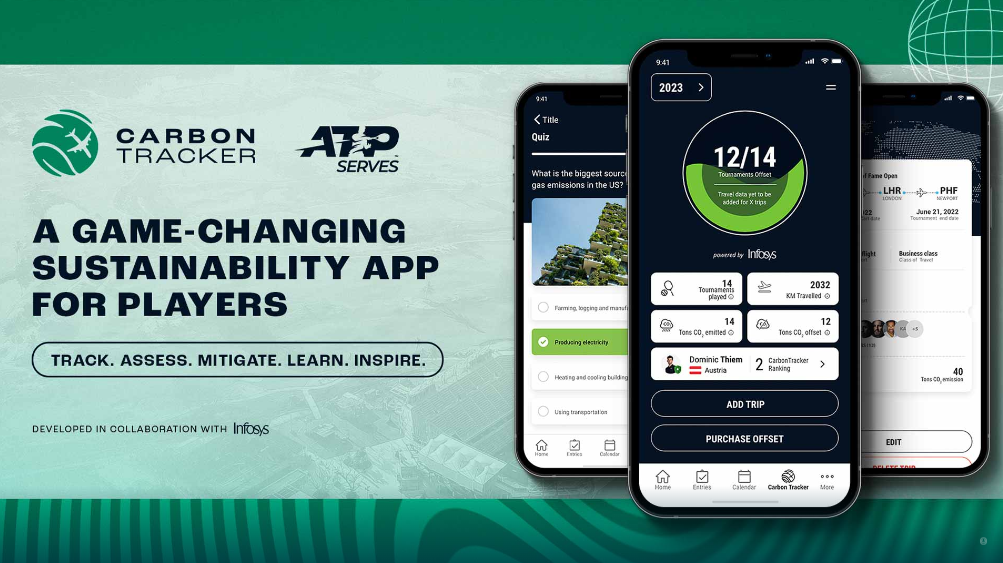 ATP continues sustainability drive with Carbon Tracker app