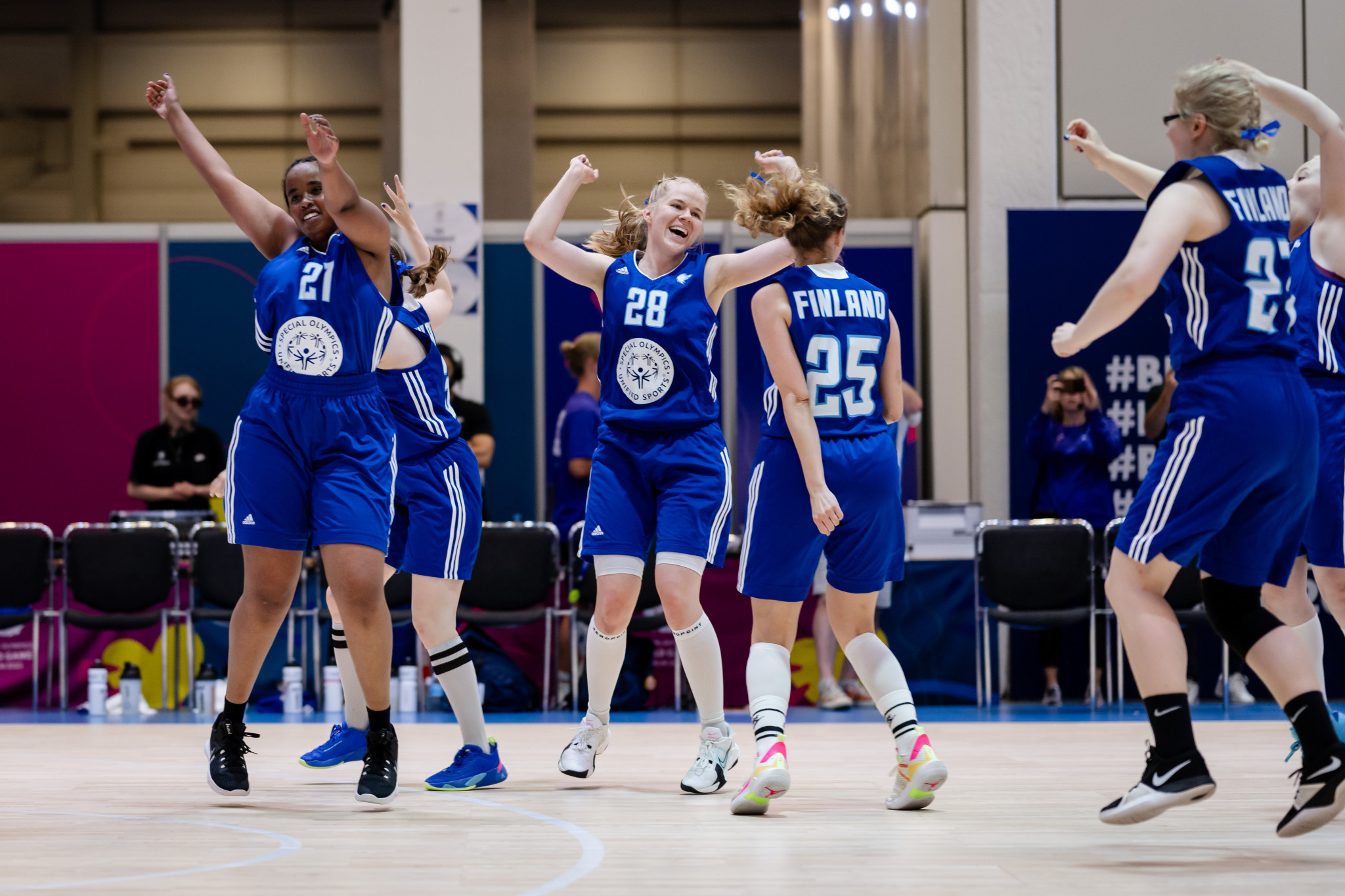 Finland beat Egypt in the women's unified two final to take gold in Berlin ©Special Olympics World Games