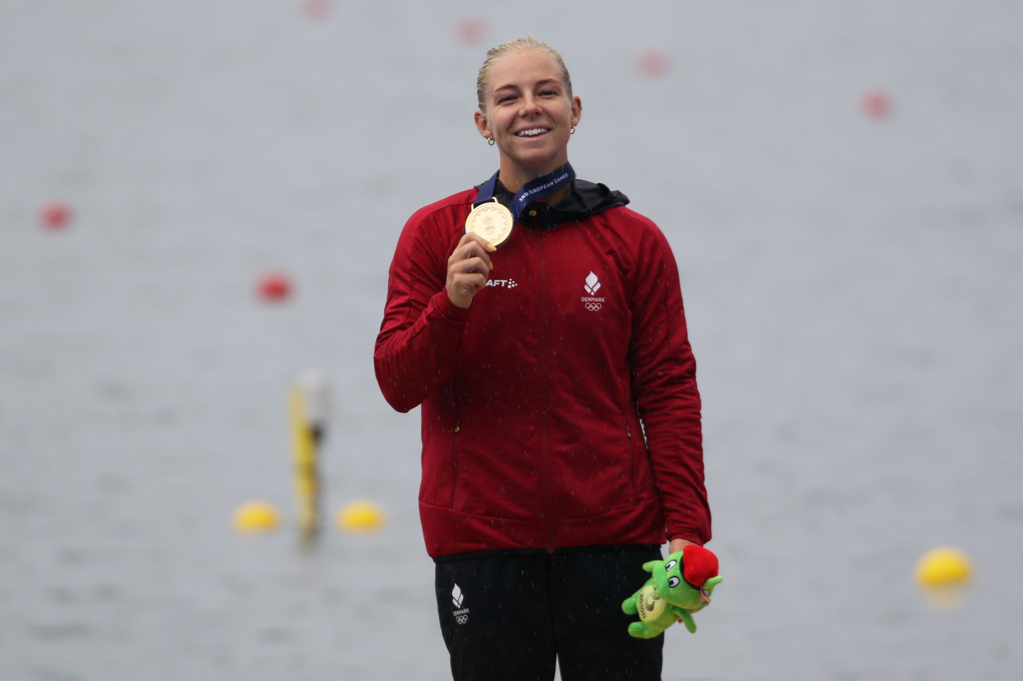 Emma Jørgensen of Denmark added a women's K1 500m gold to her 200m success yesterday ©Kraków-Małopolska 2023