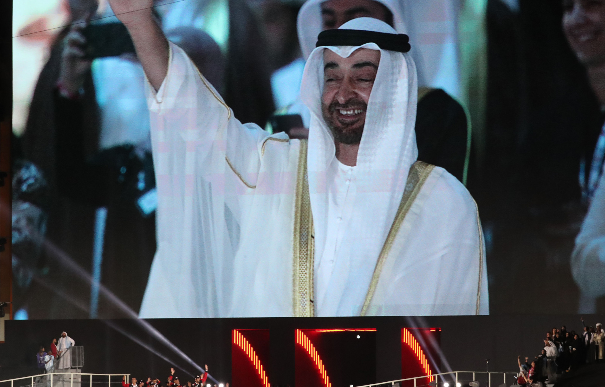 During the media conference to launch Abu Dhabi Showdown Week, Abdel Moneim Al Hashemi thanked Crown Prince of Abu Dhabi Sheikh Khalid bin Mohamed bin Zayed for his support of jiu-jitsu in the UAE ©Getty Images  