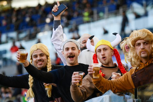 Beer is regularly sold at rugby matches in France, thanks to a loophole in the law, and will be on sale during this year's World Cup ©Getty Images