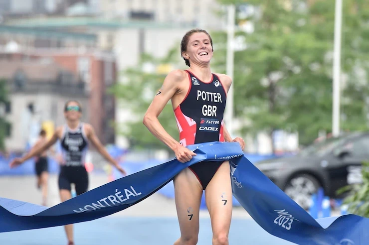 Hauser and Potter push for gold at World Triathlon Championship Series in Montreal