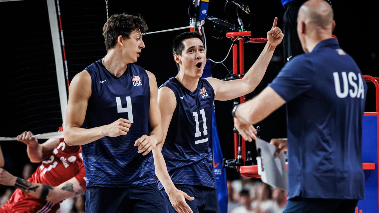 The United States won four from four in the Men's Nations League in Rotterdam ©FIVB