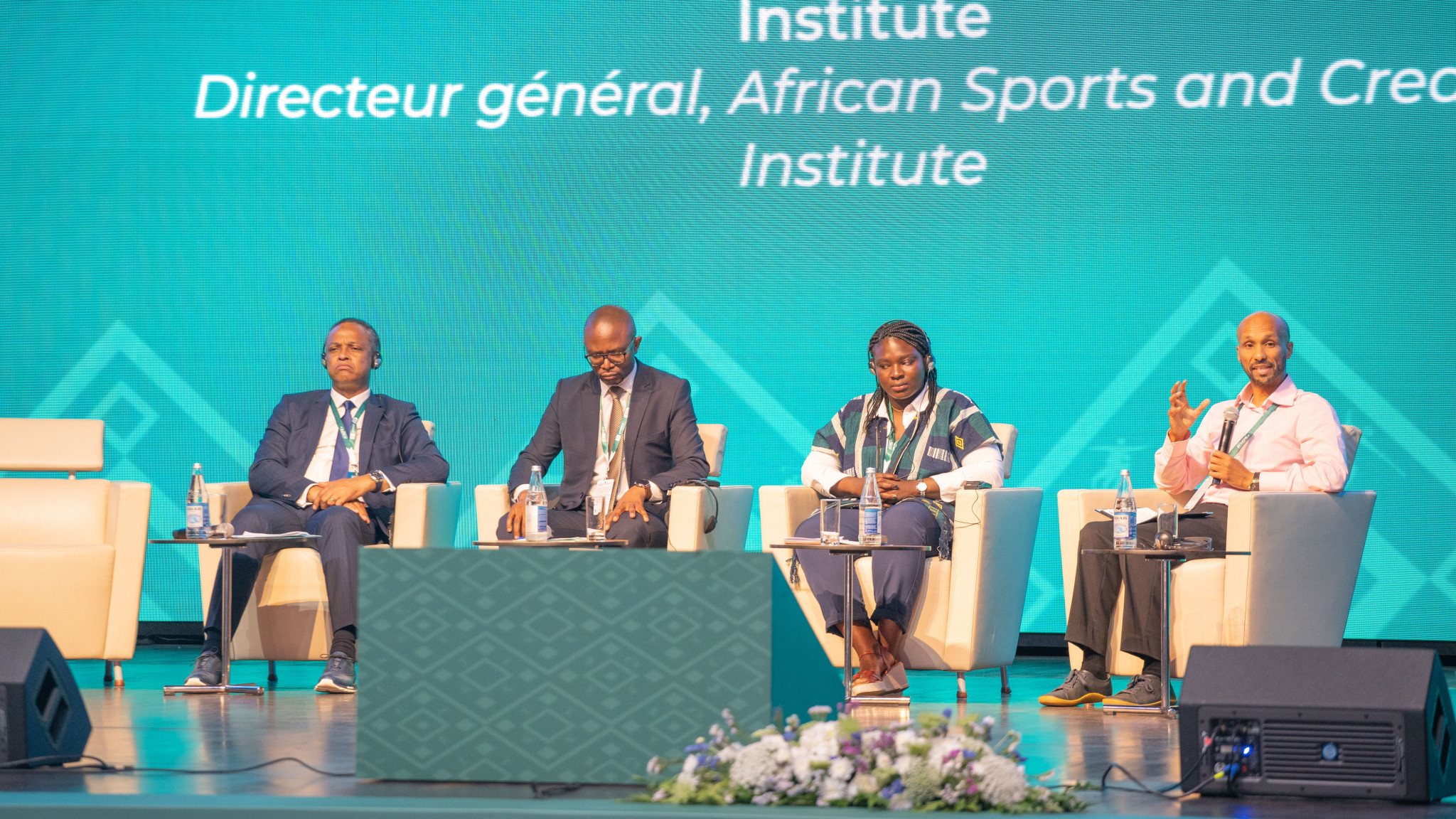 The "Priority Africa" panel discussion addressed some of the issues facing the continent ©Baku 2023
