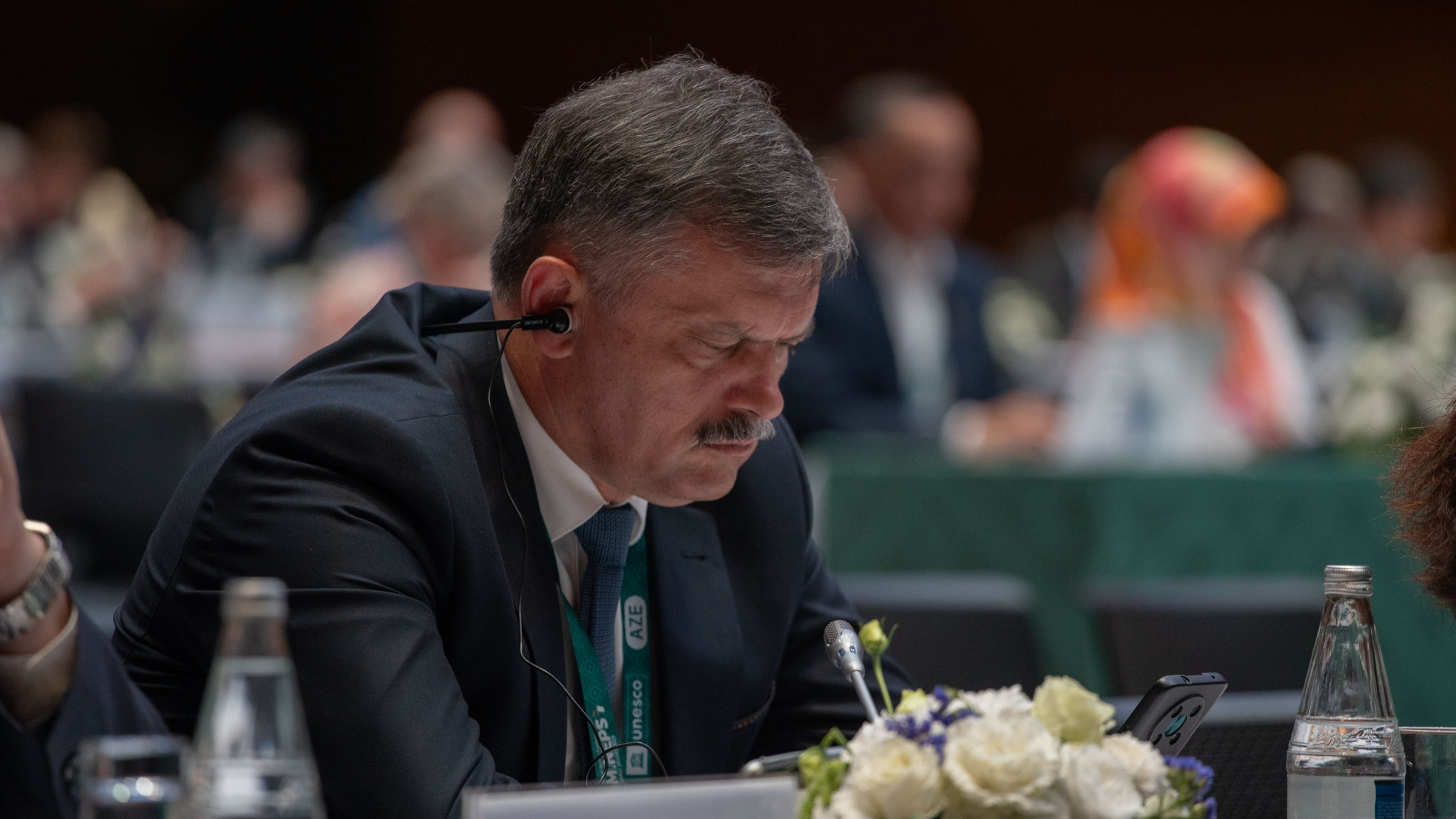 Belarusian Minister of Sport and Tourism Sergey Kovalchuk believes sport has "lost its appeal and…its independence" due to "unscrupulous politicians" ©MINEPS VII