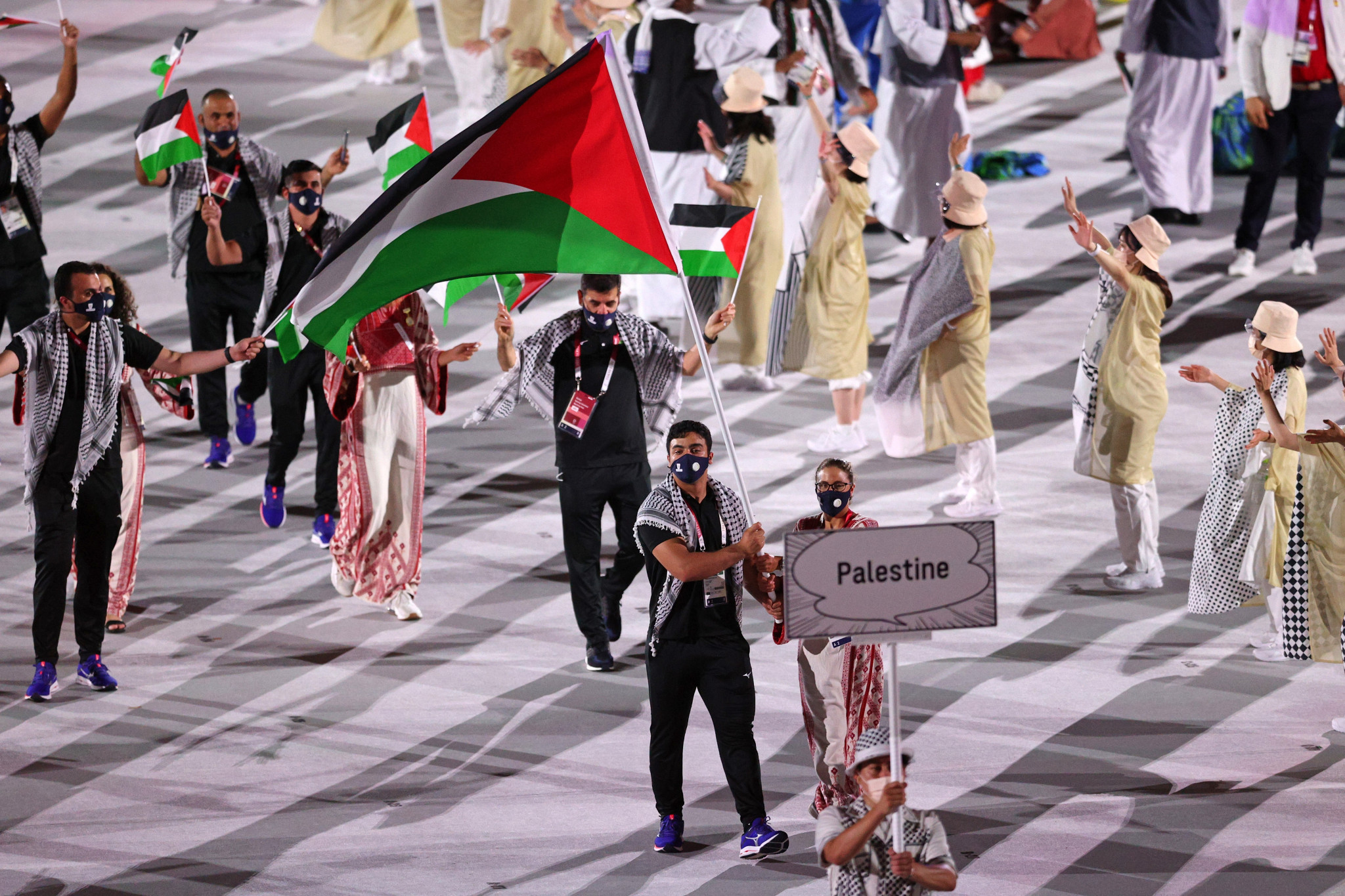 JSPORTS is set to supply kit for Palestine during the this year's Asian Games in Hangzhou and the 2024 Olympic Games in Paris ©Getty Images