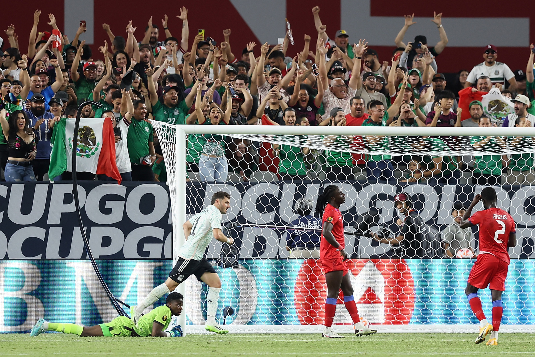 Santiago Giménez scored for Mexico today ©Getty Images