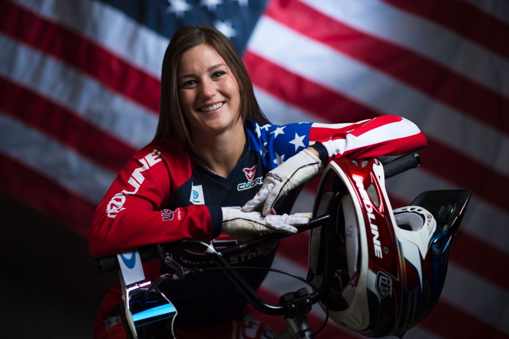 The United States' Alise Post won the women's time trial superfinals