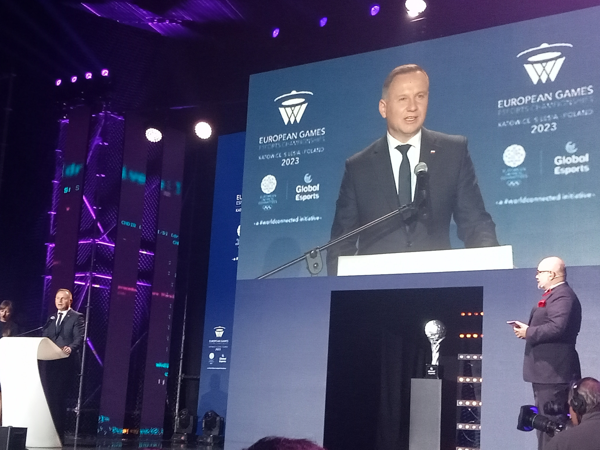 Andrzej Duda, the Polish President, offered his strong support to the European Games Esports Championships that opened today ©ITG