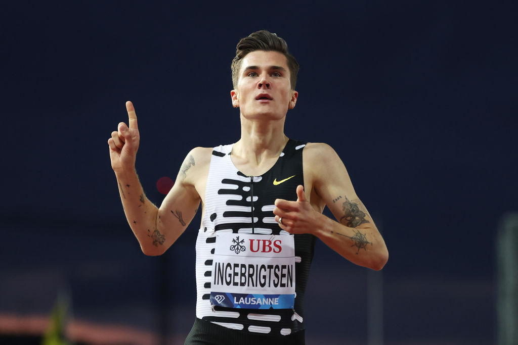 Ingebrigtsen holds off Girma to maintain 1500m gold standard at Lausanne Diamond League