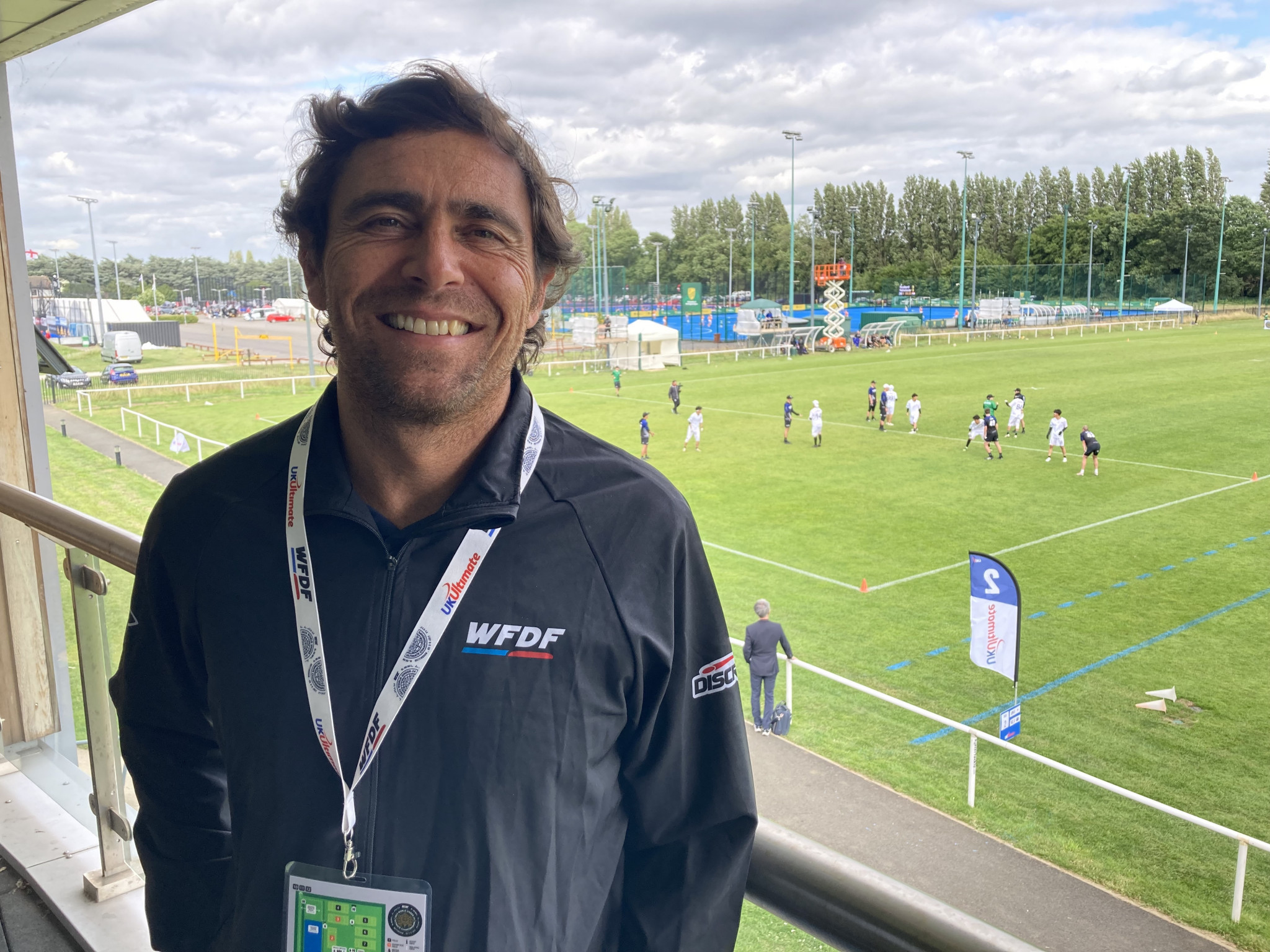 José Amoroso, chair of the WFDF Spirit of the Games Committee, said it was important to influence the behaviours of young children playing sport to ensure they pick up good habits ©WFDF