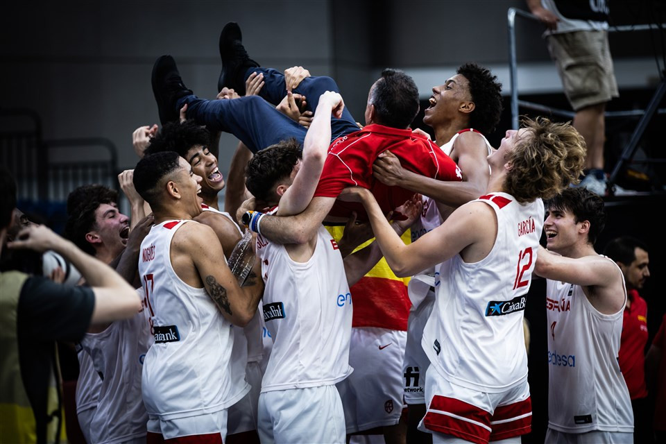 Spain win men's FIBA Under-19 Basketball World Cup in overtime