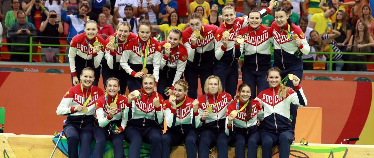 Russia is one of the world's leading female handball teams, including winning the Olympic gold medal at Rio 2016 ©Getty Images