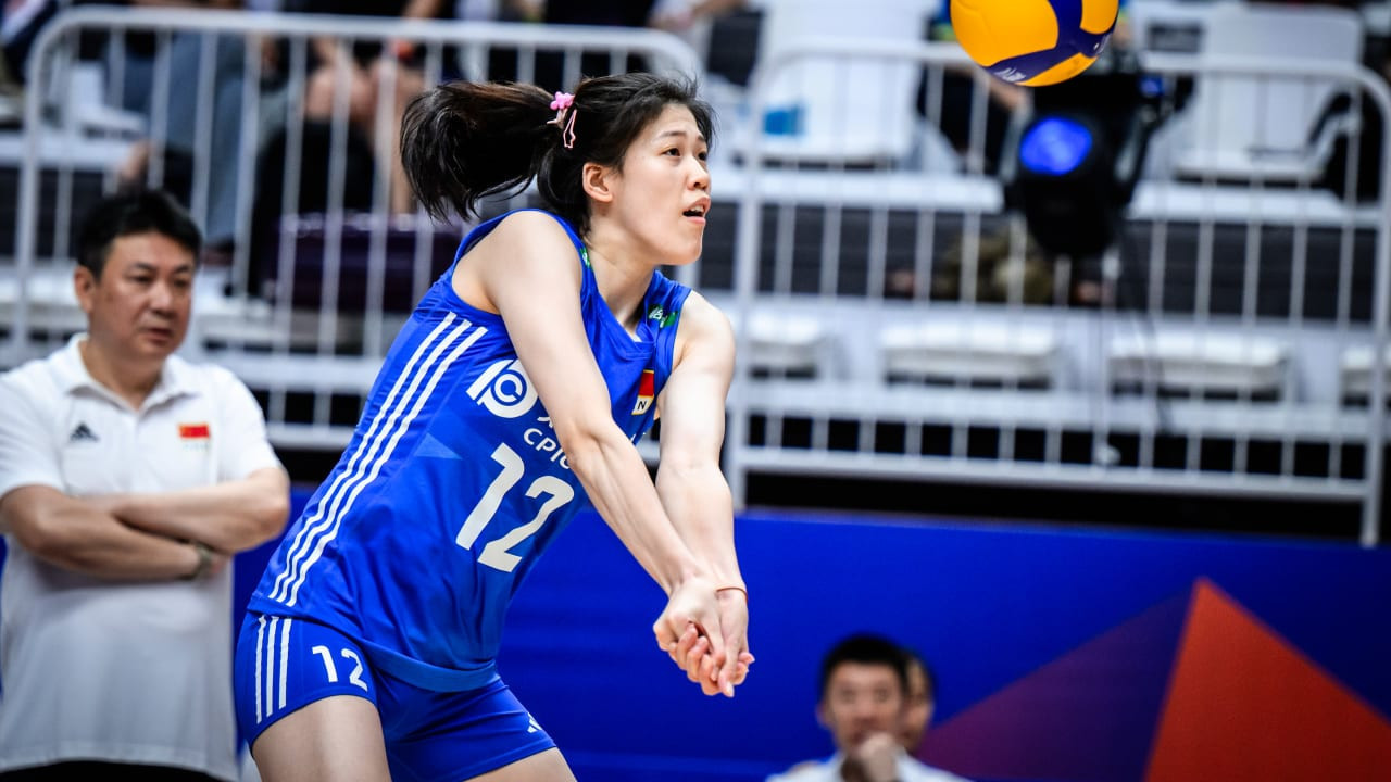 Li Yingying's 28 points helped China to beat the US 3-2 and prevent their opponents from topping the preliminary round table ©FIVB