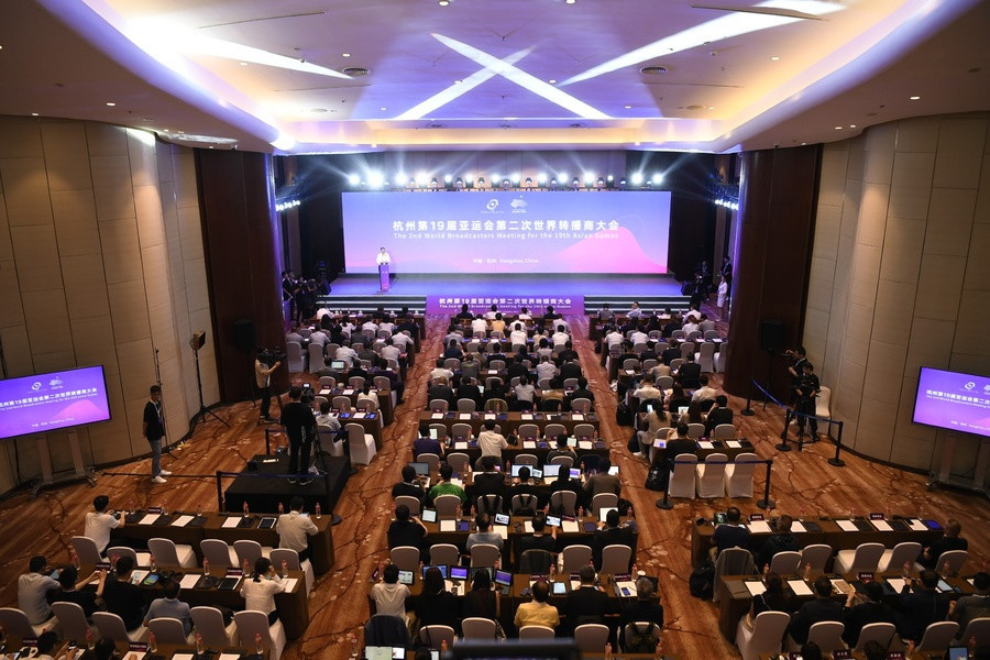 Briefings for journalists and broadcasters attending this year's Asian Games have been held at Hangzhou's Shangri-La Hotel ©OCA