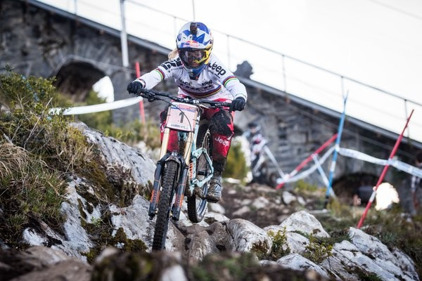 Rachel Atherton triumphed at the season opening Mountain Bike World Cup ©Twitter/UCI_MTB