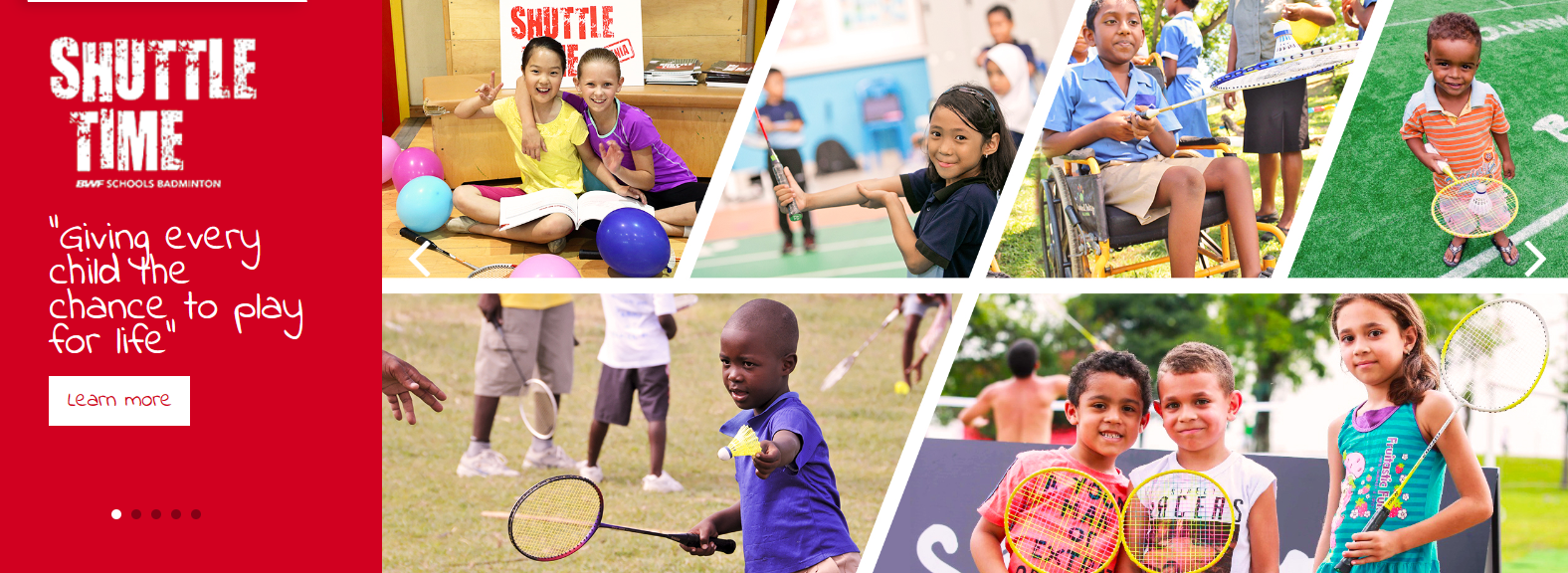 The BWF's Shuttle Time programme is currentlhy allowing children in 140 countries to have free access to badminton facilities ©BWF