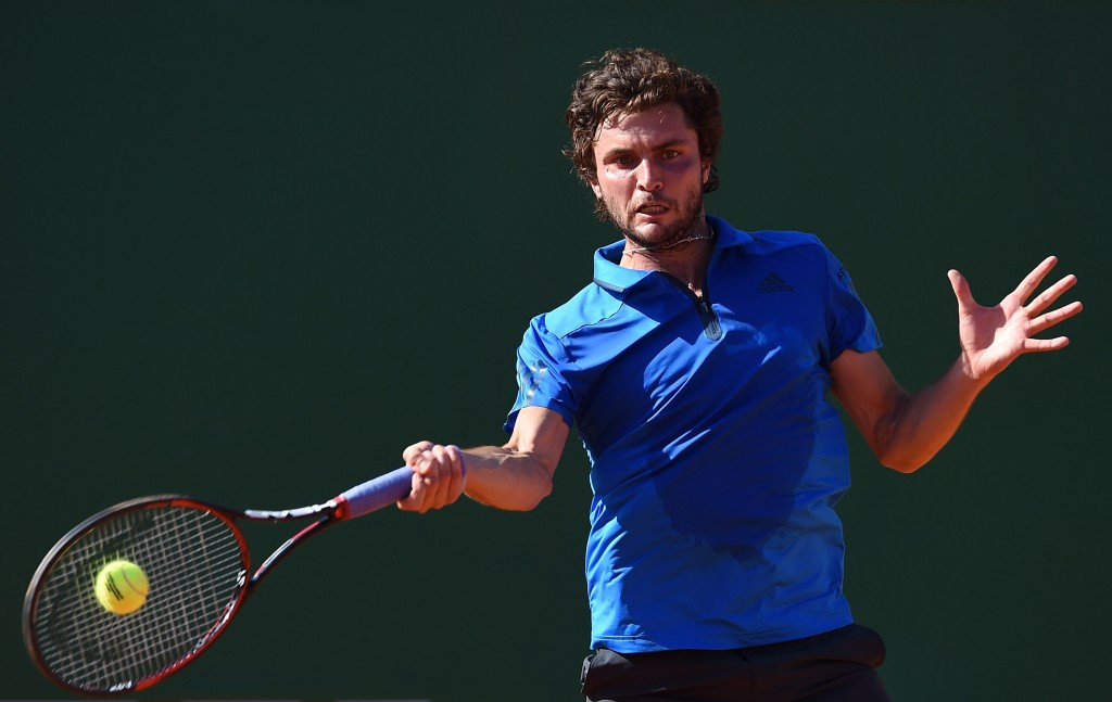 Frenchman Gilles Simon booked his place in the second round of the Monte Carlo Masters with victory over Viktor Troicki ©Getty Images