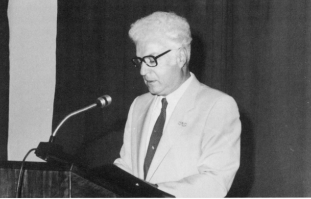 The late IOC member Professor Nikolaos Nissiotis was also President of the International Olympic Academy in 1983 ©IOA