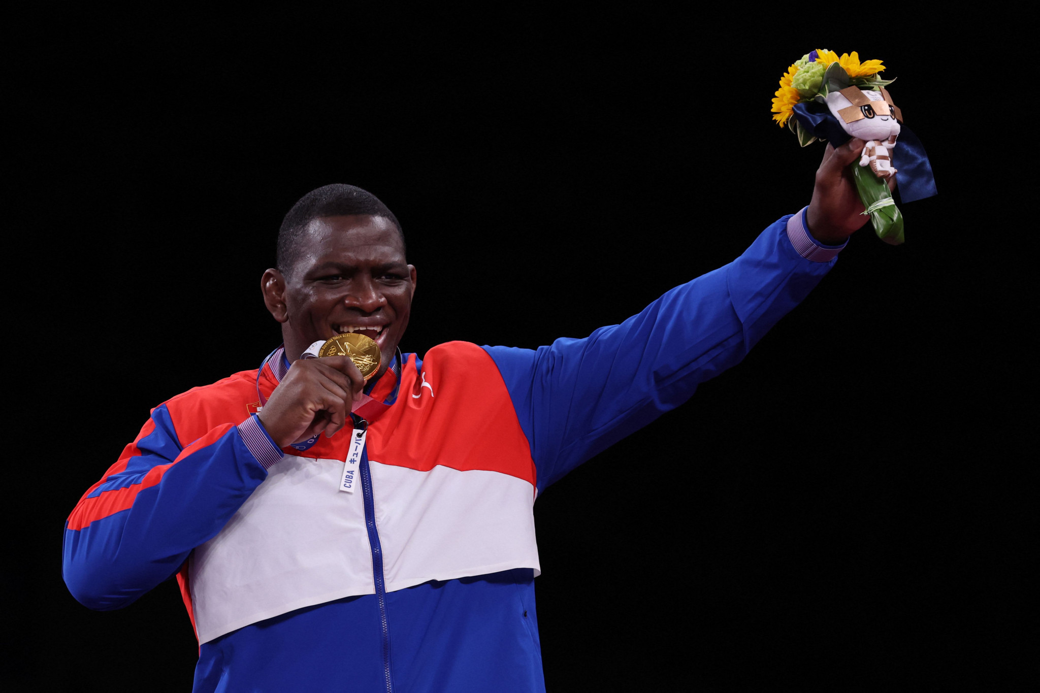 Cuba's four-time Olympic wrestling gold medallist Mijain Lopez is among the athletes selected for Team Panam Sports ©Getty Images