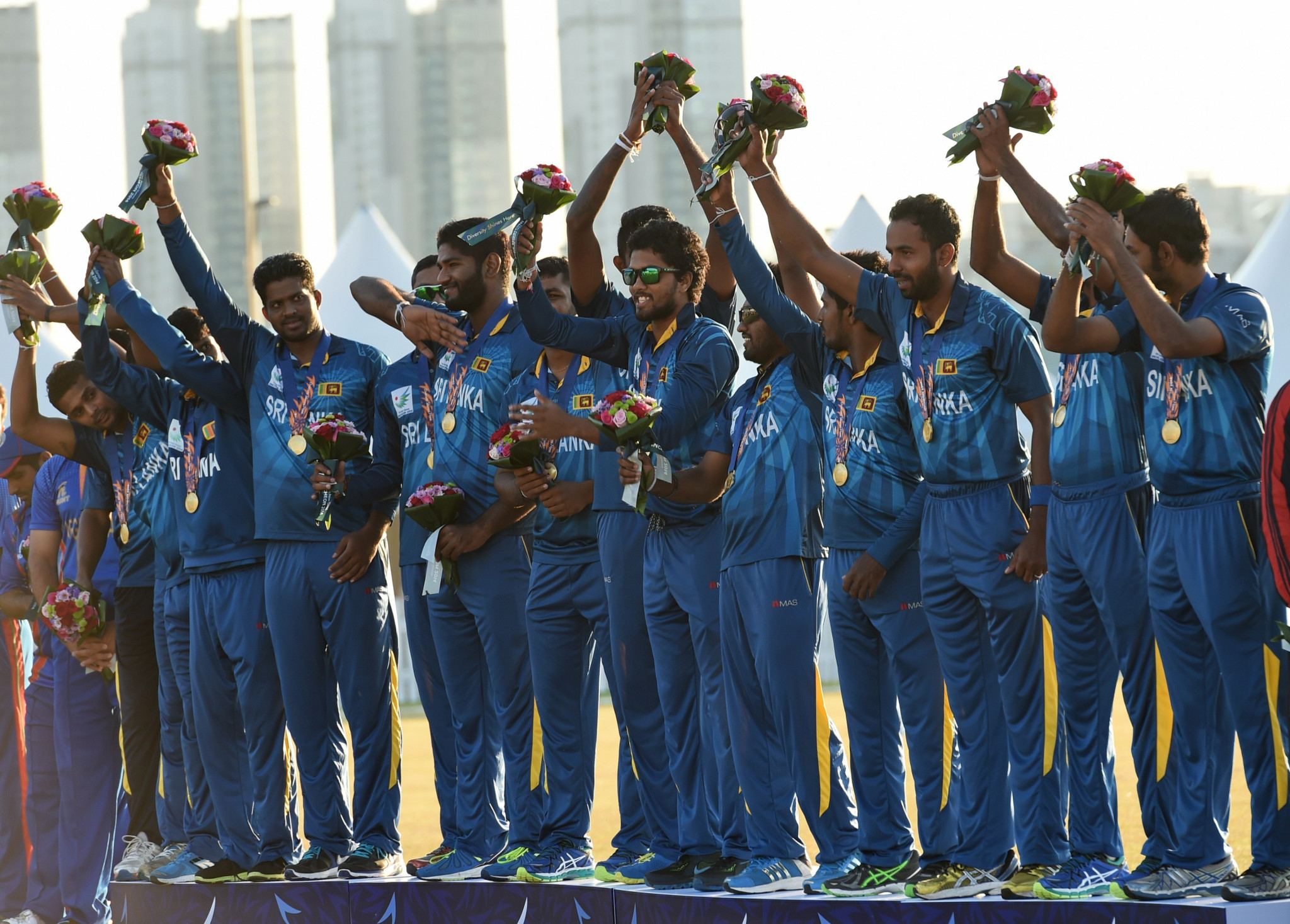 Sri Lanka won men's cricket gold at the Incheon 2014 Asian Games ©Getty Images