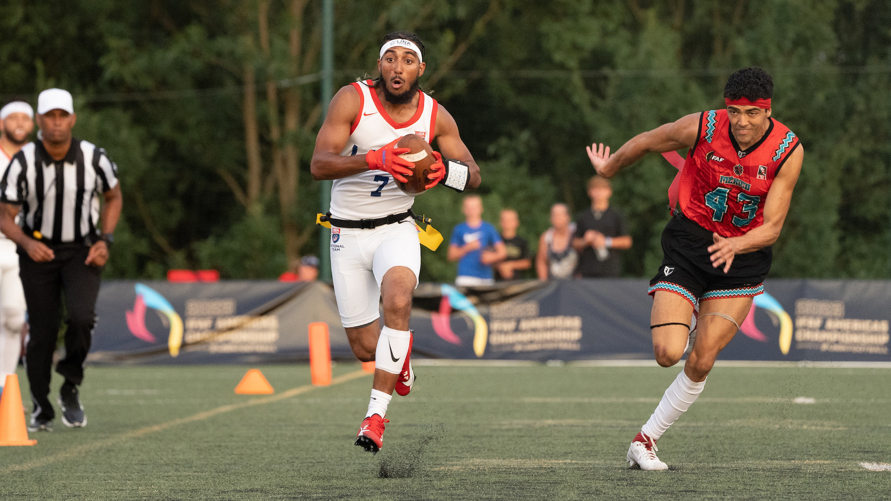 US defeat Mexico twice for IFAF Americas Continental Flag Football Championships glory