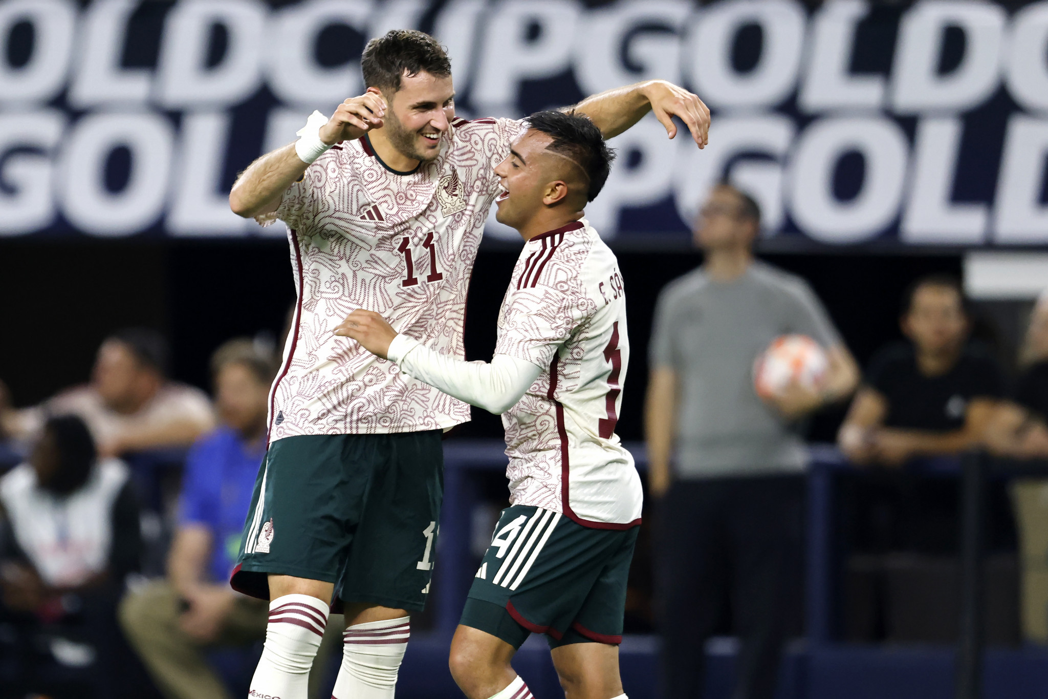 Goals from Orbelín Pineda and Érick Sánchez helped Mexico beat Costa Rica 2-0 ©Getty Images