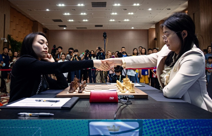 Lei holds on to salvage draw in FIDE Women's World Championship Match