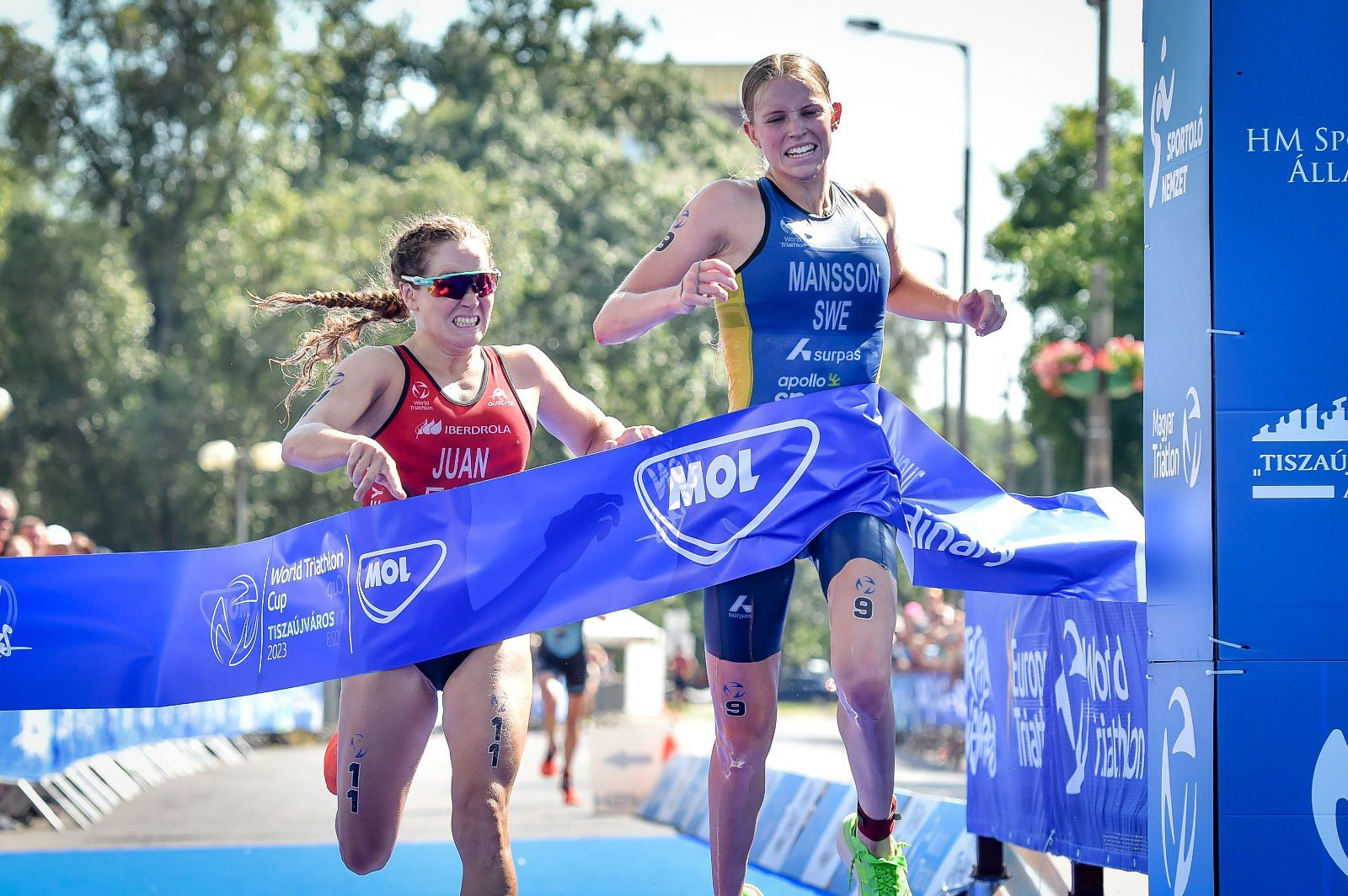 Månsson and Lehmann produce blistering runs to take World Triathlon Cup golds