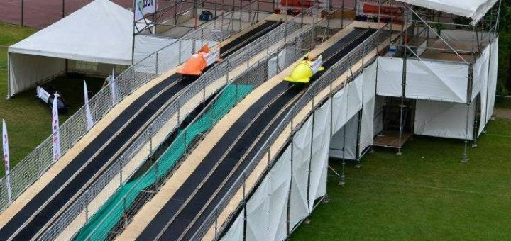 The Bobsleigh and Skeleton City Push Track Championships will take place on a 70 metre track at the Honourable Artillery Club in London on June 10 ©BBSA