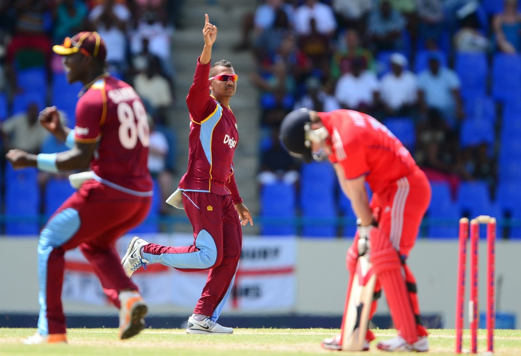 Sunil Narine has not played for the West Indies since he was banned for having an illegal action in November ©Getty Images