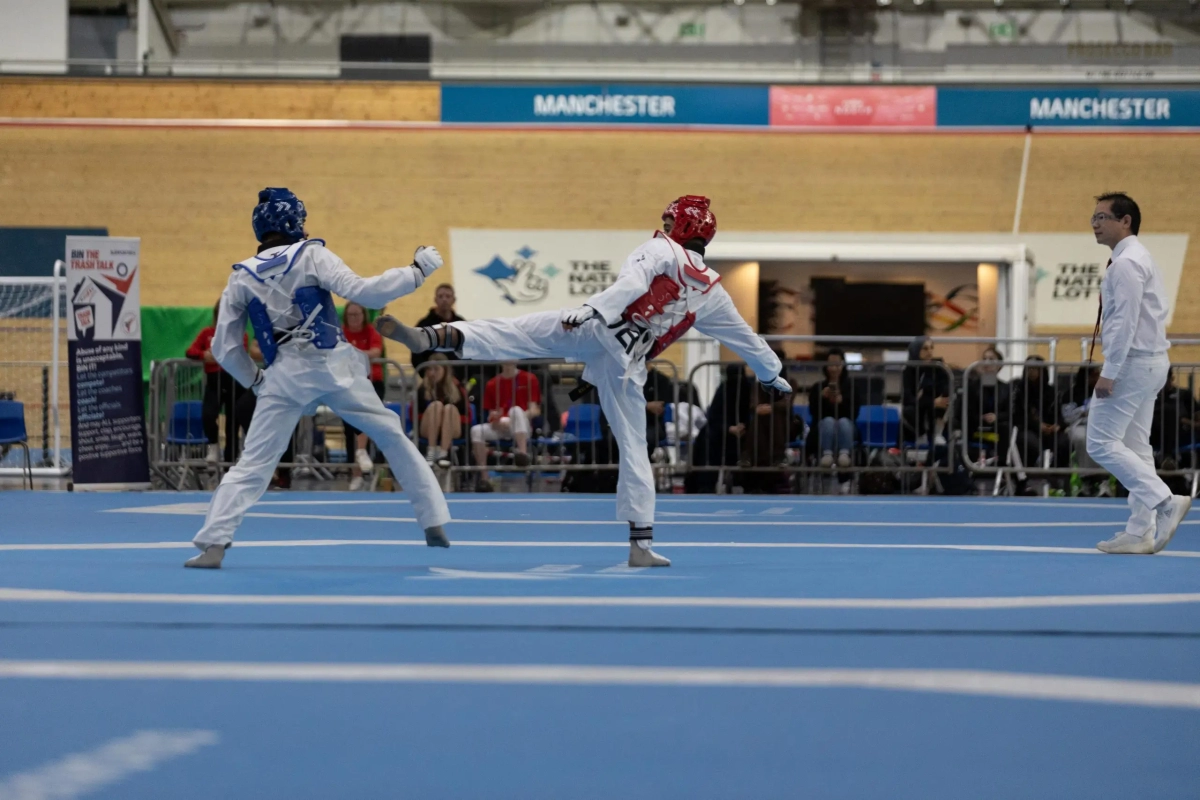 Nearly 300 athletes from 20 countries took part in the British International Open ©British Taekwondo