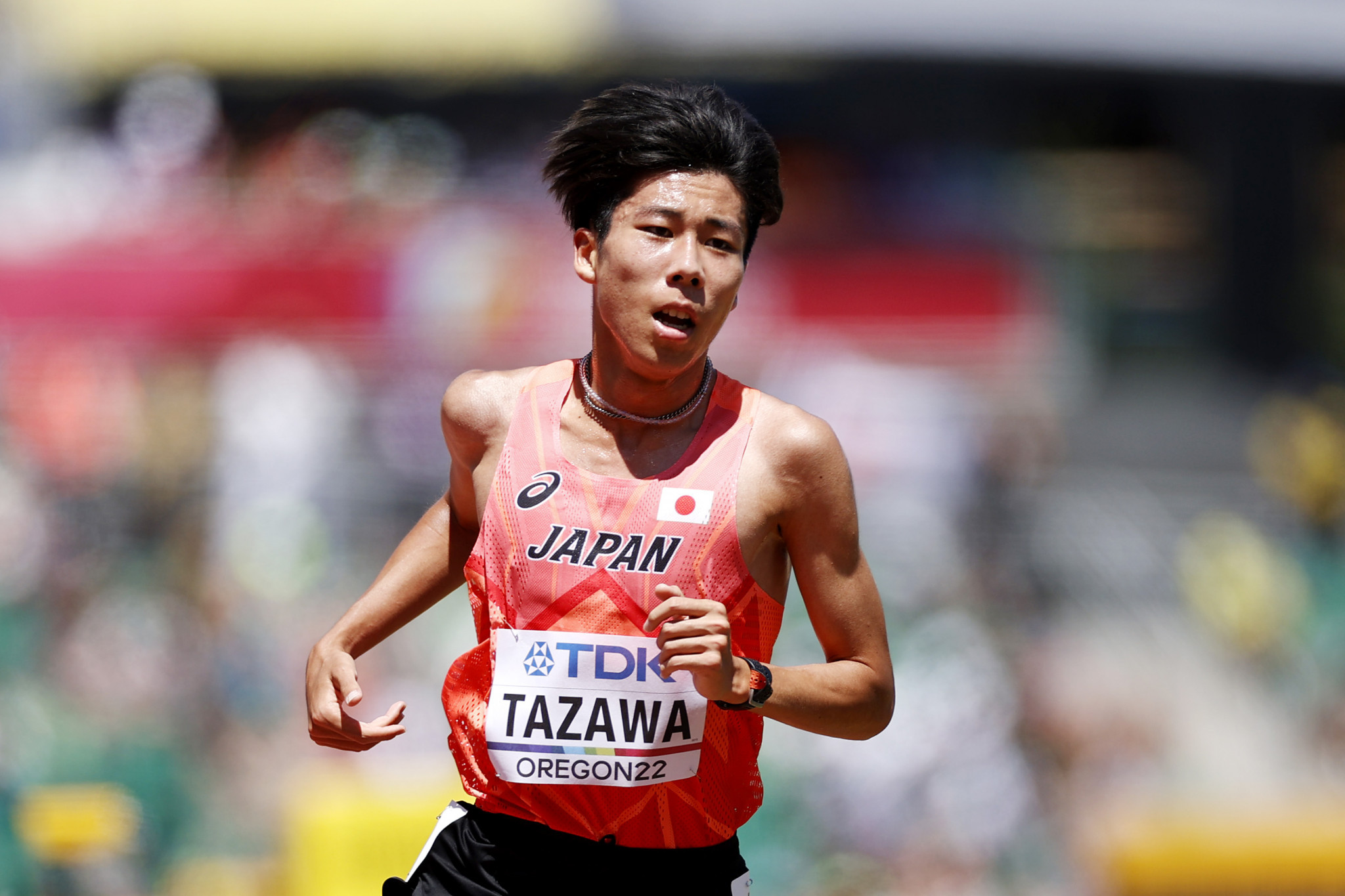 Japan's Ren Tazawa set the seal on a successful opening day of the Asian Championships with gold in the 10,000 metres ©Getty Images