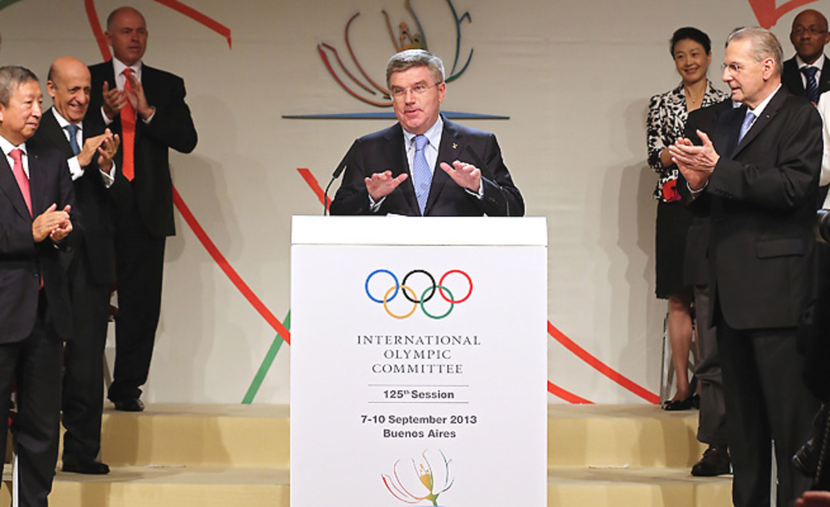Sheikh Ahmad played a crucial role in helping get Thomas Bach elected as IOC President in 2013 ©Getty Images