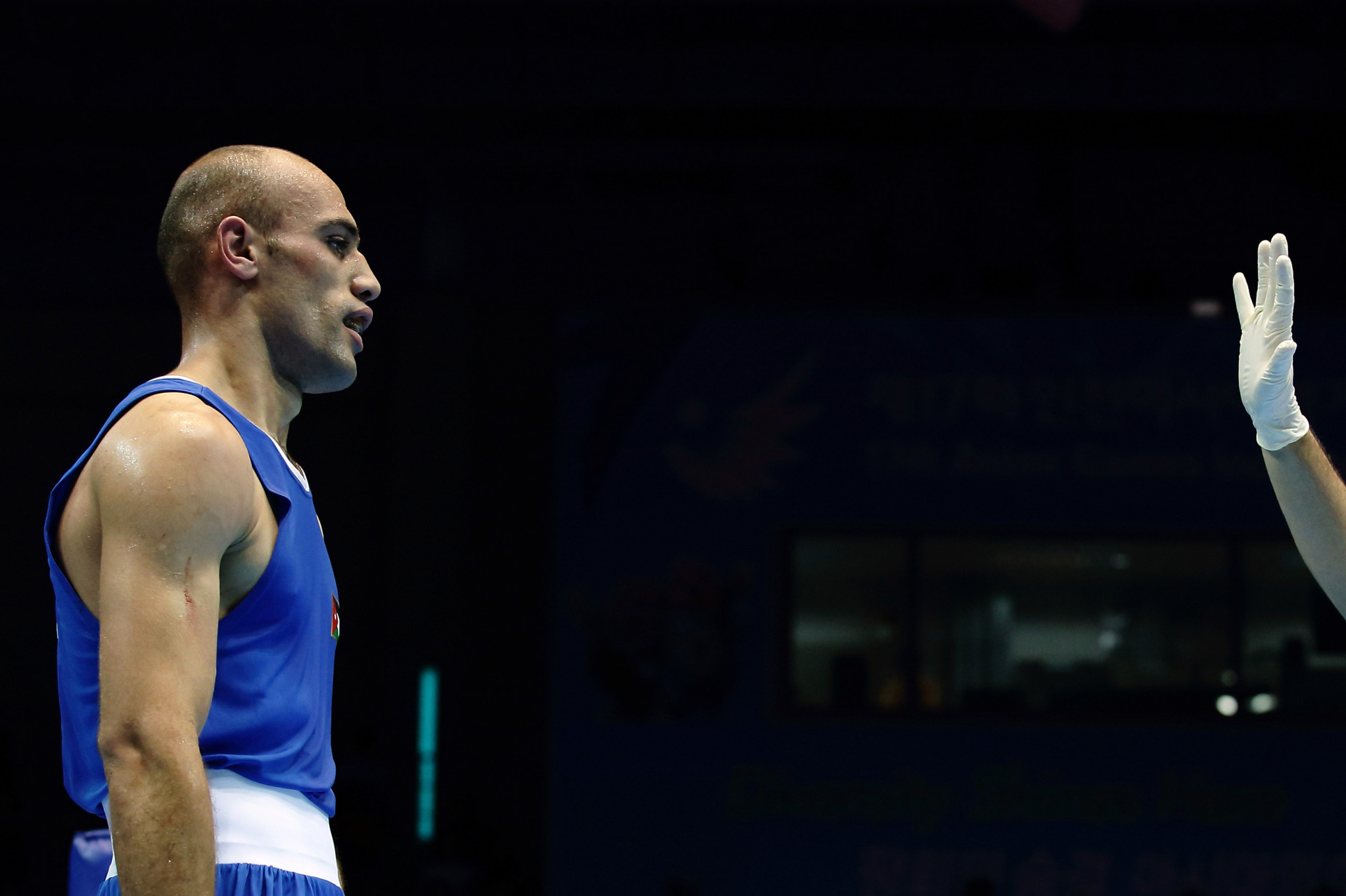 Odai Al-Hindawi was among Jordan's four men's boxing gold medallists at the Pan Arab Games ©Getty Images
