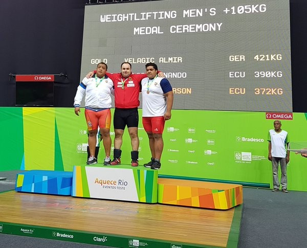 IWF praise successful Rio 2016 weightlifting test event as German wins final gold