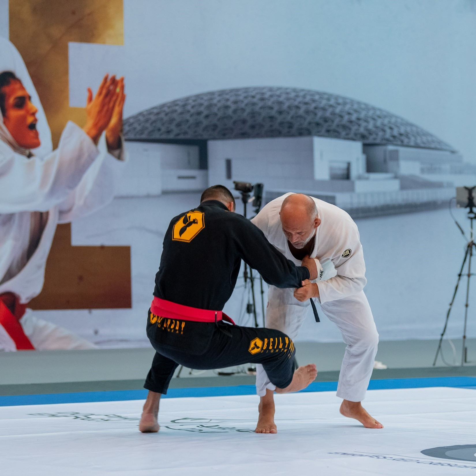 The UAE's capital city Abu Dhabi hosted the event at the Mubadala Arena in its Zayed Sports City ©UAEJJF