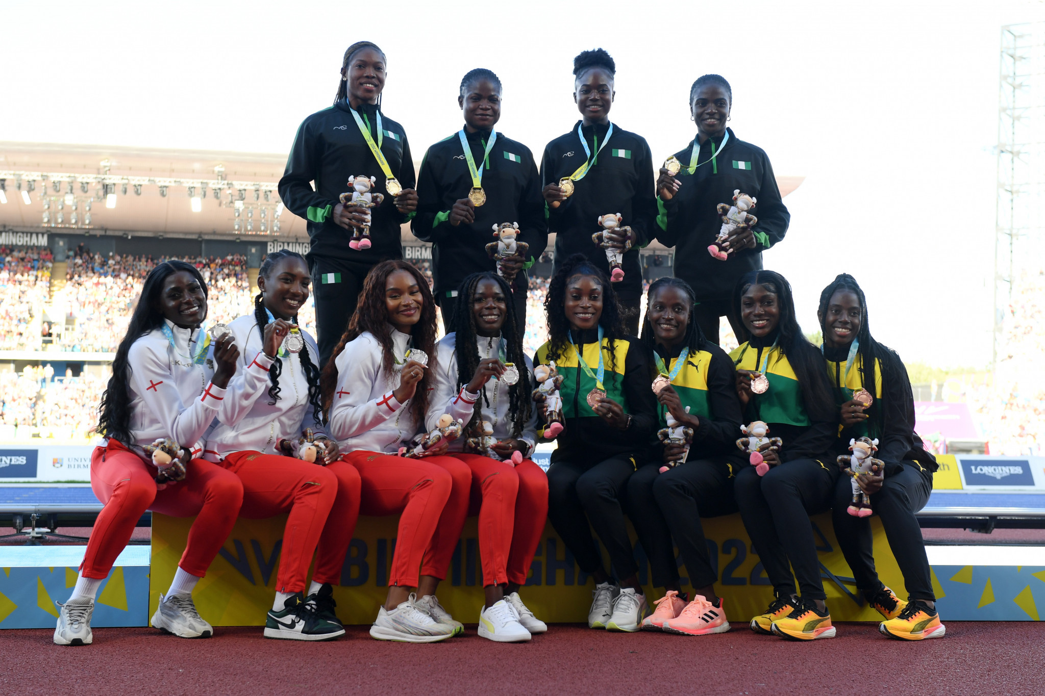 Nigeria's disqualification means that Jamaica are promoted to the silver medal and Australia move from fourth to bronze ©Getty Images