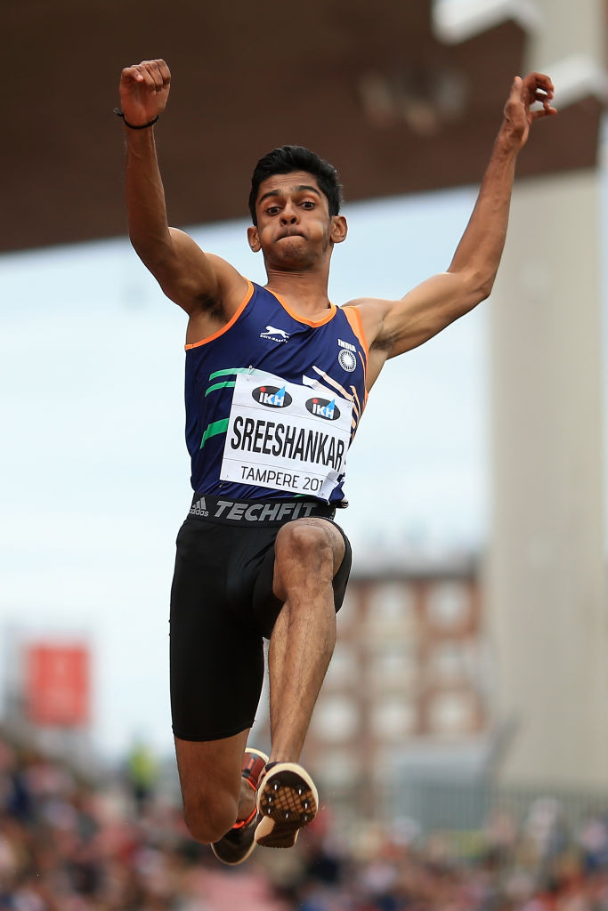 India's Murali Sreeshankar's 8.37m long jump earned him Asian Athletics Championships silver and qualification for Paris 2024 ©Getty Images