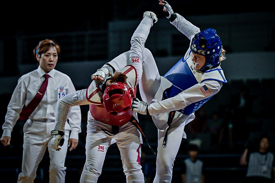 Teachout wins gold for US at Muju World Taekwondo Grand Prix Challenge