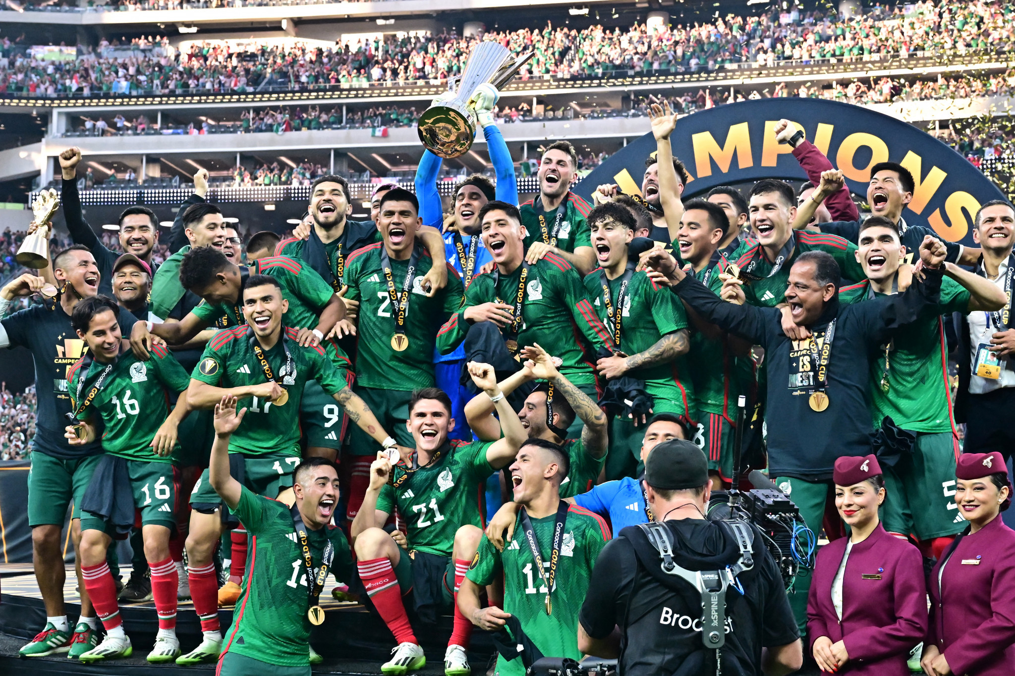 Mexico won a ninth Gold Cup title in Los Angeles ©Getty Images
