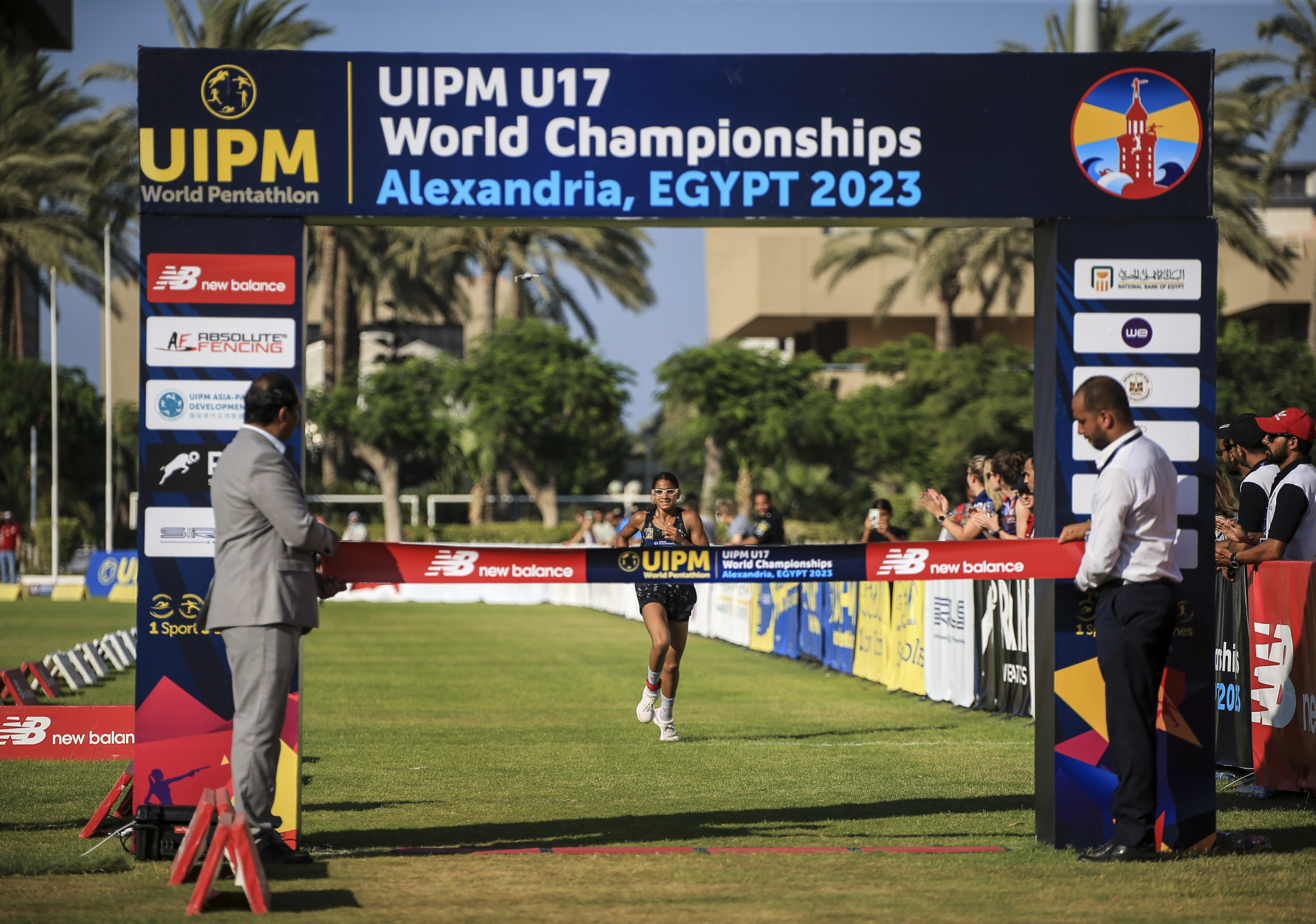 There was home success in the women's final with Farida Khalil of Egypt taking victory ©UIPM/Nuno Gonçalves