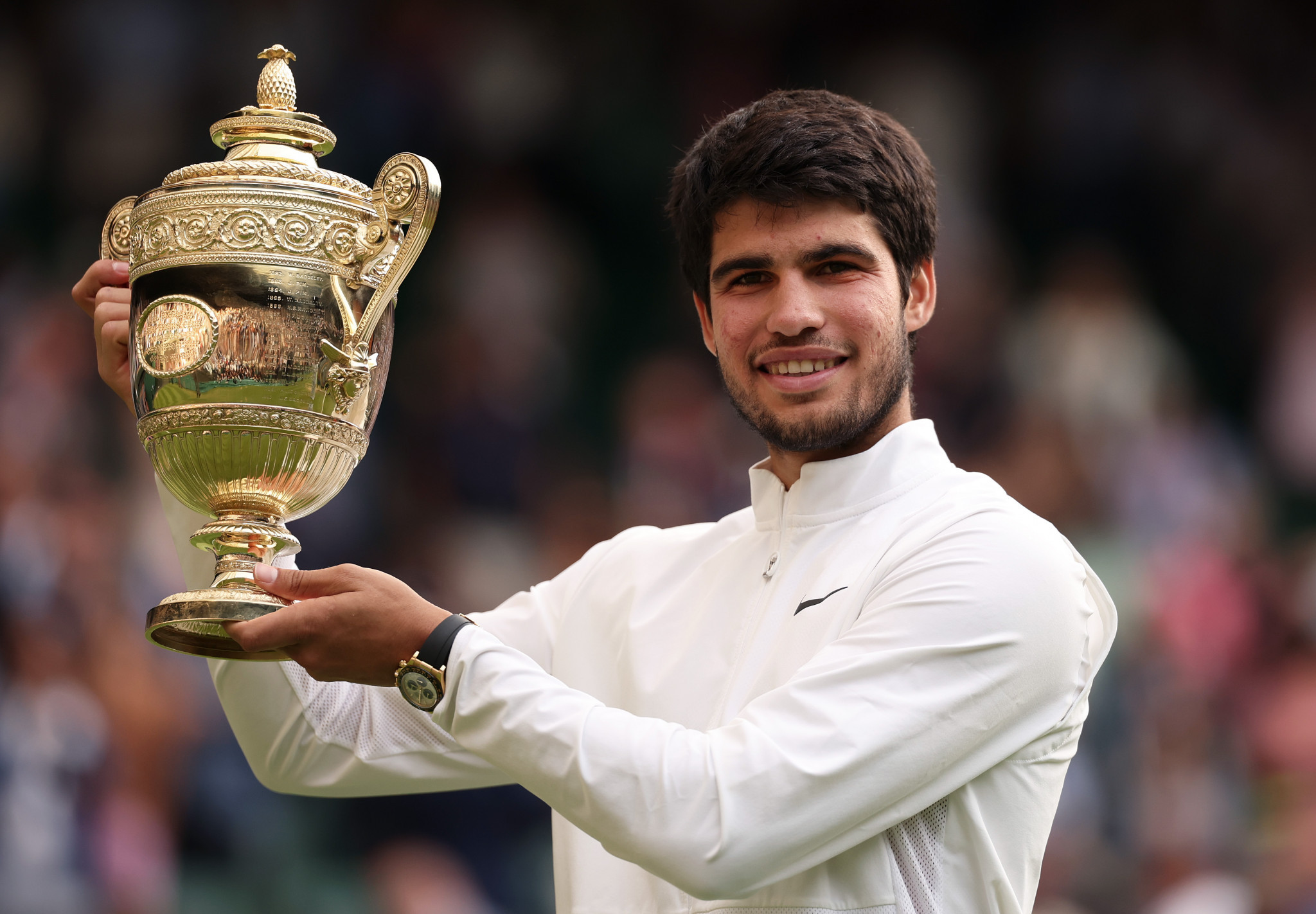 Wimbledon champion Carlos Alcaraz is set to line-up for Spain in tennis's Hopman Cup ©Getty Images