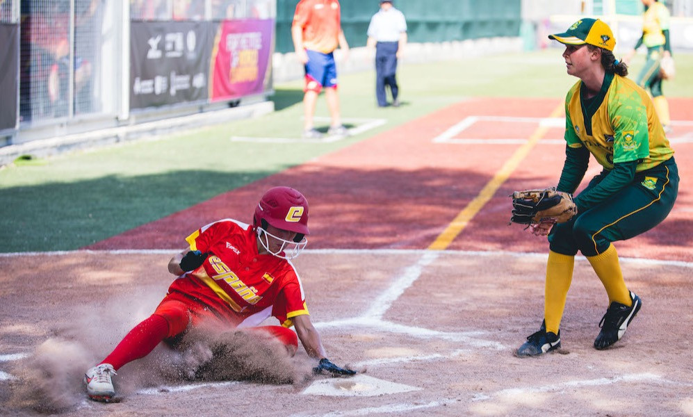 Spain put 14 past South Africa at Women's Softball World Cup Group B