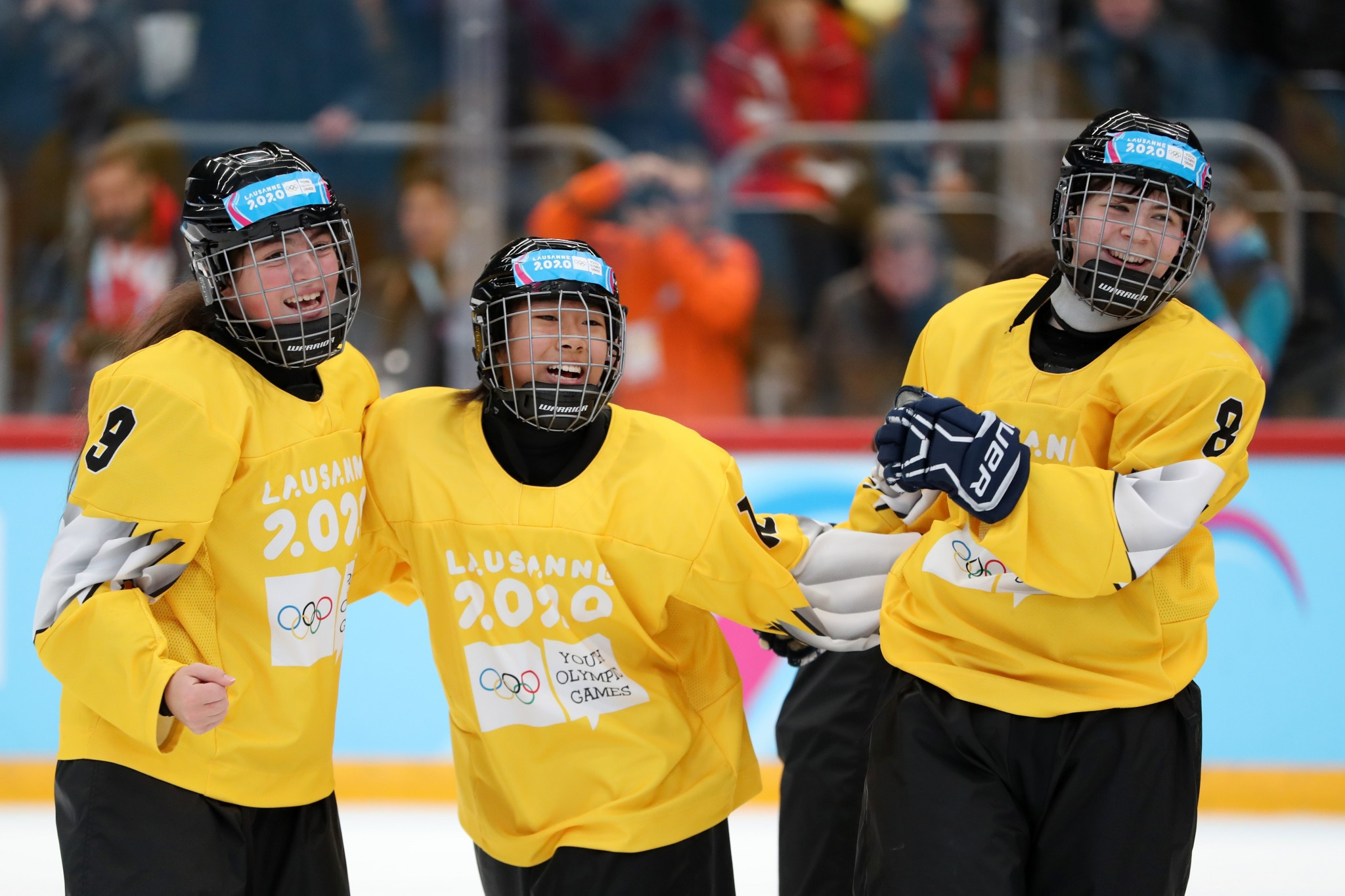 A mixed-nationality 3x3 ice hockey discipline made its debut at Lausanne 2020 ©Getty Images