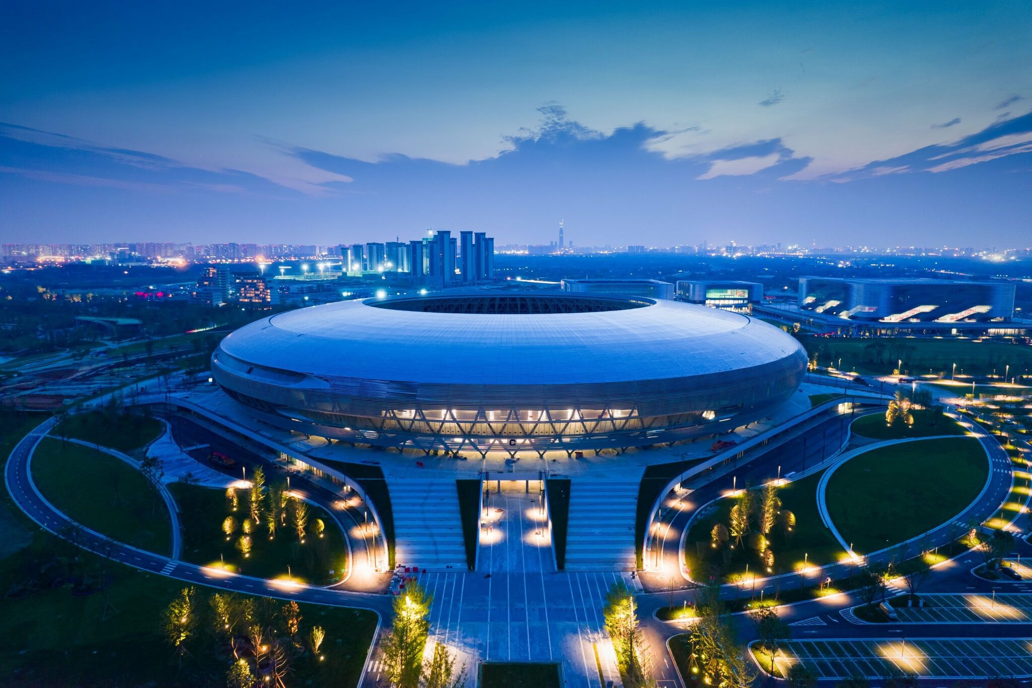 The Dong'an Lake Sports Park is set to be the venue for the Chengdu 2021 Opening Ceremony ©Chengdu 2021
