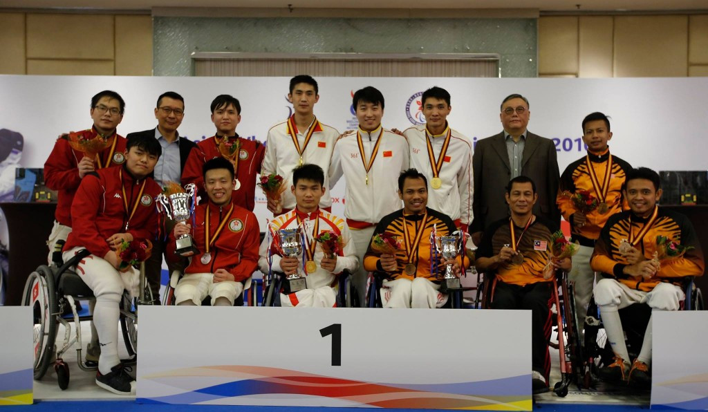 China won all three men's team events in Hong Kong